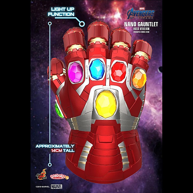 Hot Toys Avengers Endgame - Nano Gauntlet Hulk Version Cosbaby (S) Bobble-Head