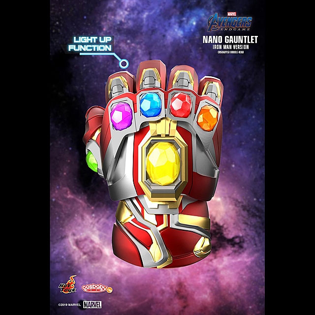 Hot Toys Avengers Endgame - Nano Gauntlet Iron Man Version Cosbaby (S) Bobble-Head