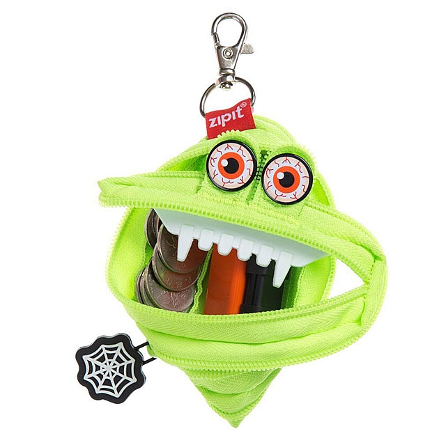 Zipit Monster Halloween Mini Pouch - Green