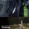 Titanium Alloy Tritium Gas Lamp Keychain