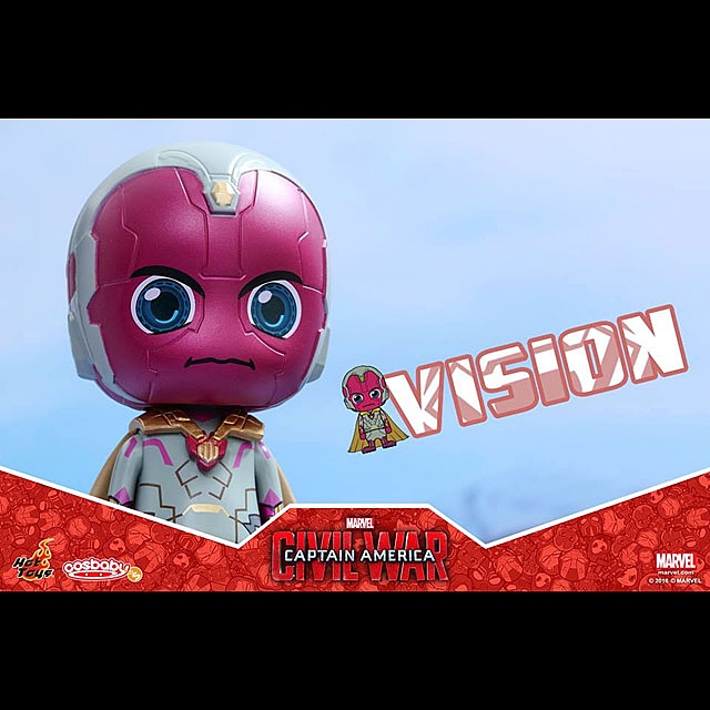 Hot Toys Captain America 3 Civil War - Vision Cosbaby Bobble-Head