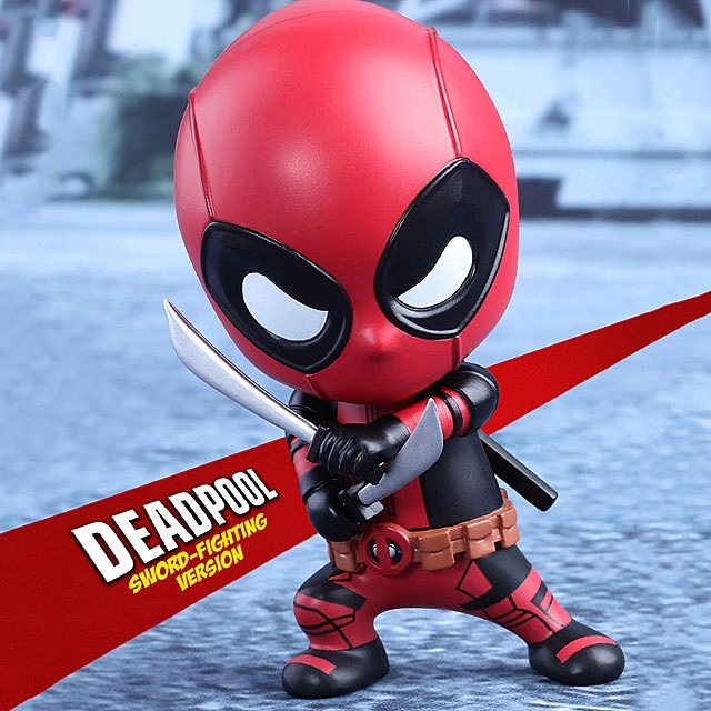 Hot Toys Deadpool Sword-Fighting Version Cosbaby Bobble-Head