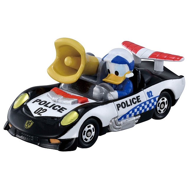 Takara Tomy Tomica Drive Saver Disney DS-02 Megaphone Police/Donald Duck