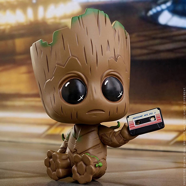 Hot Toys Guardians of the Galaxy Vol. 2 - Groot Cosbaby Bobble-Head