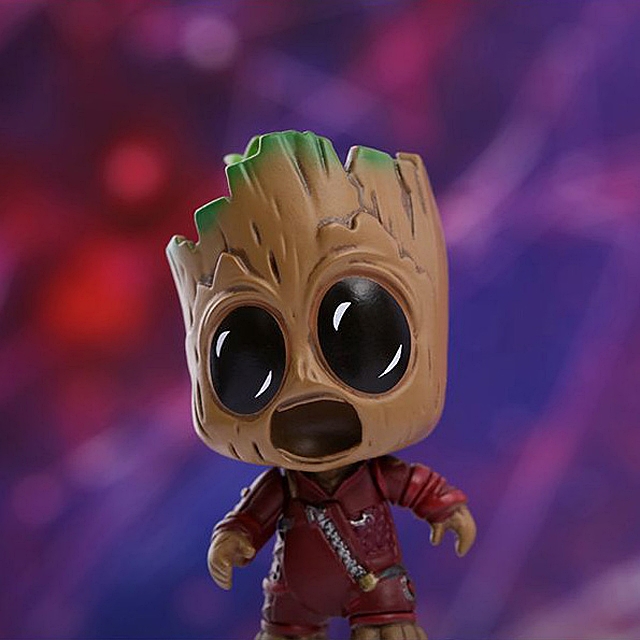 Hot Toys Guardians of the Galaxy Vol. 2 - Space Traveling Version Cosbaby Bobble-Head Collectible Set