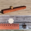 Brass Gear Tumble Wood Calendar