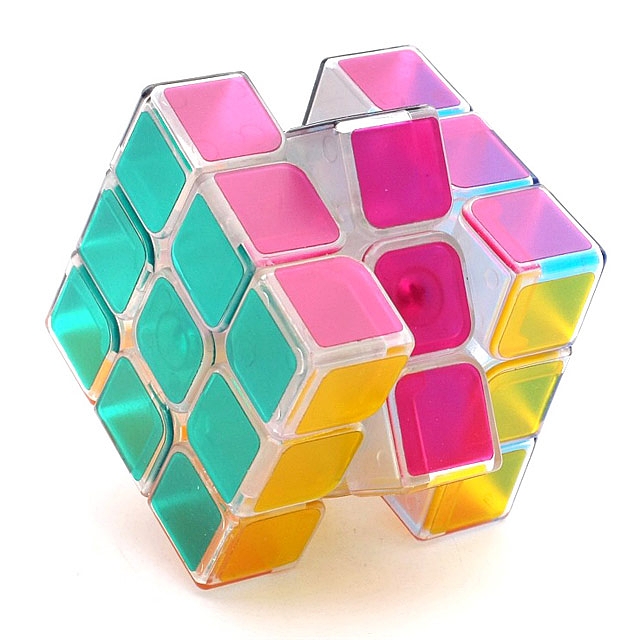 3x3x3 Color Transparent IQ Brick