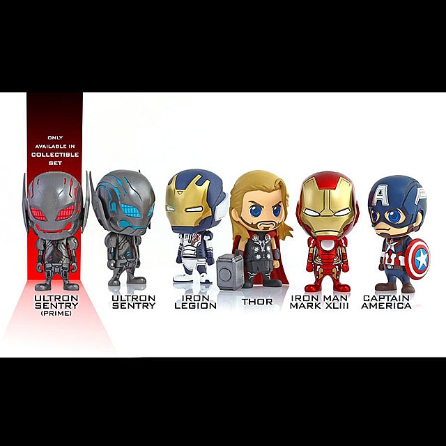 Hot Toys Avengers Age of Ultron (Series 1) Cosbaby (S) Bobble-Head Set