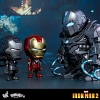 Hot Toys Iron Man 2 Cosbaby (S) Bobble-Head Set
