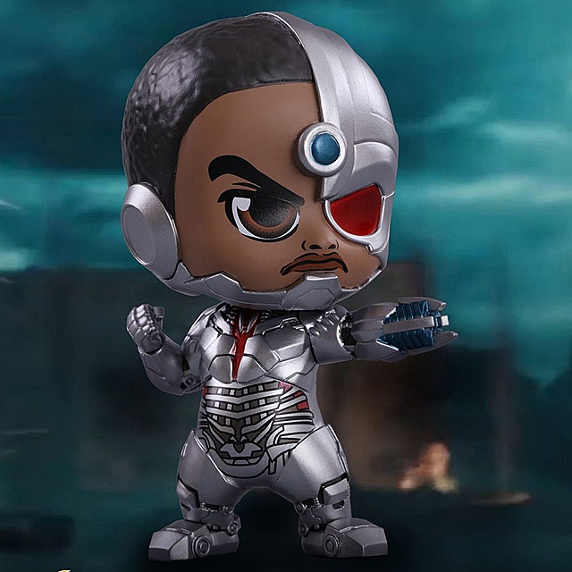 Hot Toys Justice League - Cyborg Cosbaby (S) Bobble-Head