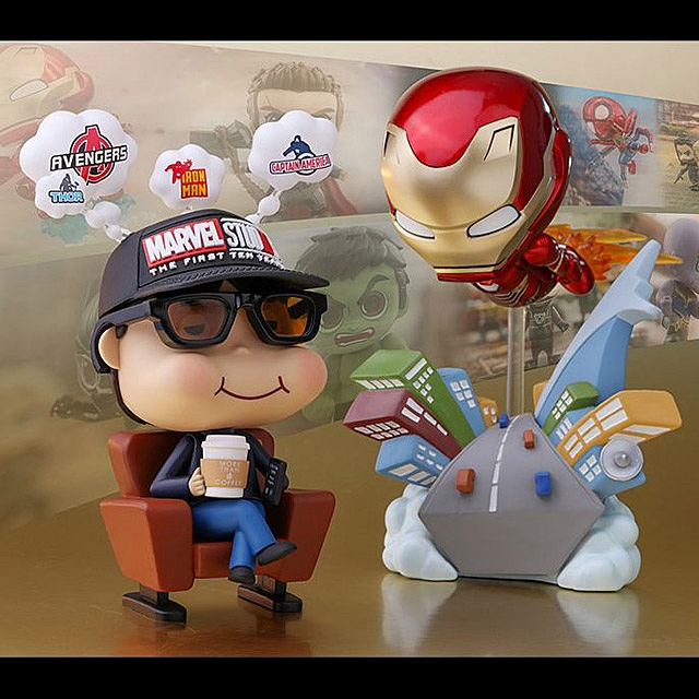 Hot Toys Movbi and Iron Man Mark L Cosbaby (S) Bobble-Head Collectible Set