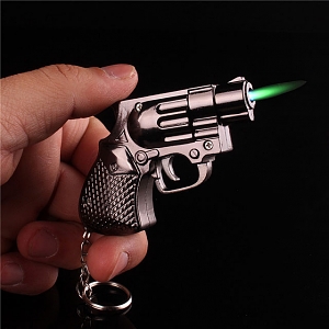 Mini Metallic Police Revolver Gun Lighter