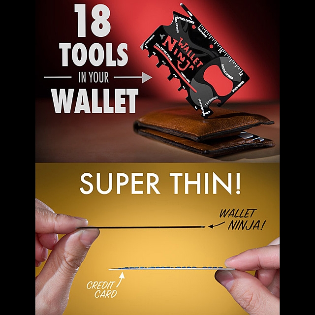 Wallet Ninja 18-in-1 Multi-Tool