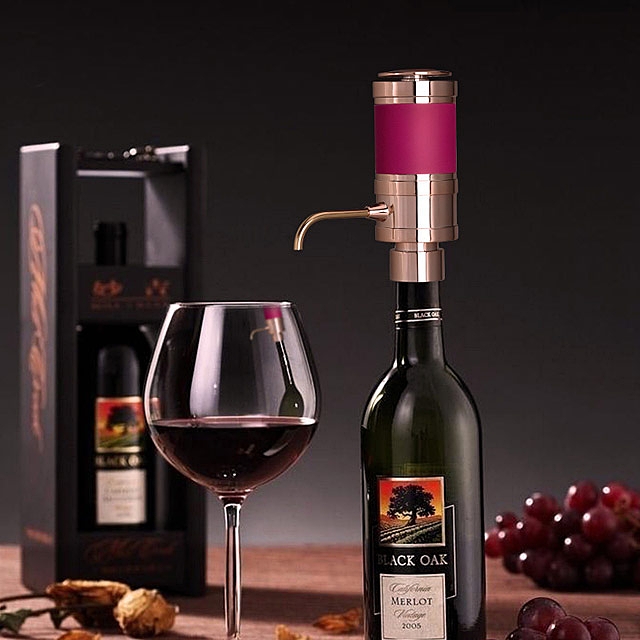 Portable Electronic Wine Aerator Pump Dispenser