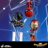 Hot Toys Spider-Man Iron Man Mark 47 Vulture Cosbaby (S) Bobble-Head Collectible Set