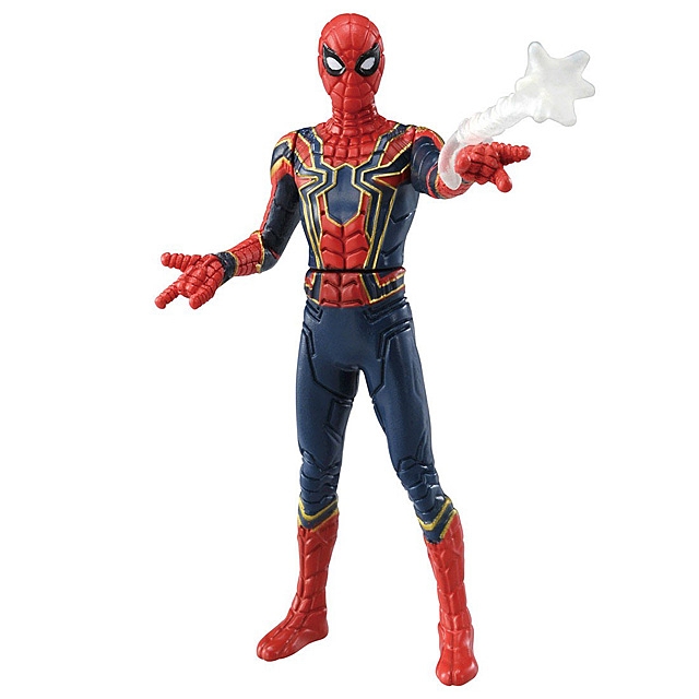 Takara Tomy Tomica Metal Figure Collection - Marvel Iron Spider (Web Shooter Ver.)
