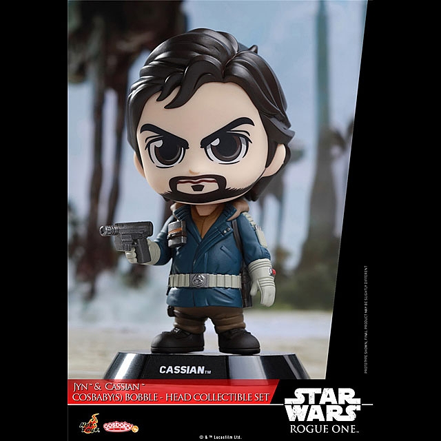 Hot Toys Star War Rogue One - Jyn & Cassian Cosbaby (S) Bobble-Head Collectible Set