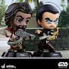 Hot Toys Star War Rogue One - Chirrut & Baze Cosbaby (S) Bobble-Head Collectible Set
