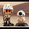 Hot Toys Star Wars The Force Awakens - Rey & BB-8 Cosbaby (S) Bobble-Head Set
