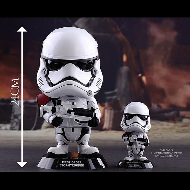 Hot Toys Star Wars - First Order Stormtrooper Cosbaby (L) Bobble-Head