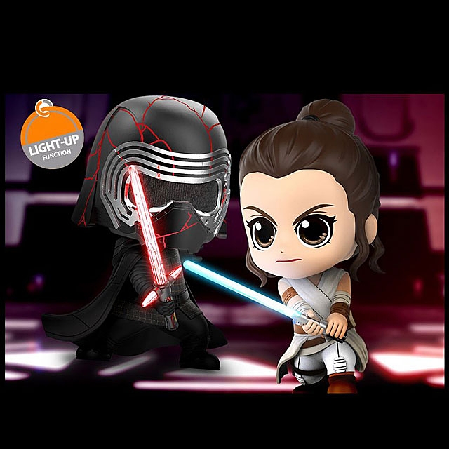 Hot Toys Star Wars - The Rise of Skywalker (Rey and Kylo Ren) Cosbaby (S) Bobble-Head
