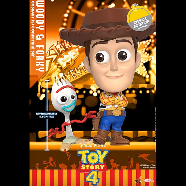 Hot Toys Toy Story 4 - Woody & Forky Cosbaby (S) Bobble-Head