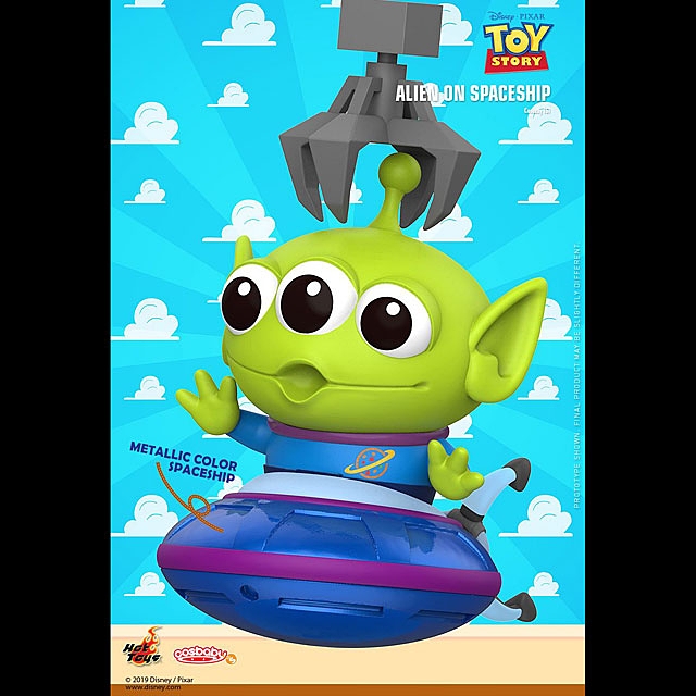 Hot Toys Toy Story 4 - Alien On Spaceship Cosbaby (S) Bobble-Head