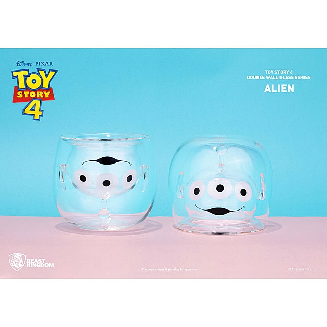 Beast Kingdom Toy Story 4 - Alien Double-Layer Glass Cup