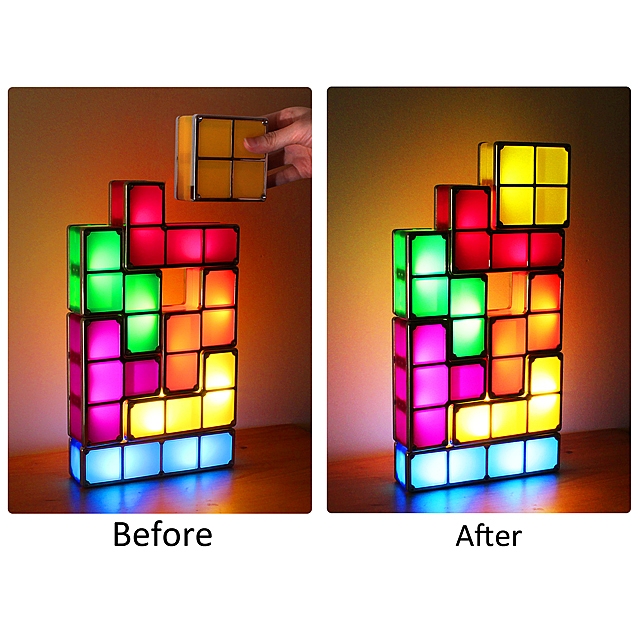DIY USB Tetris Stackable LED Light