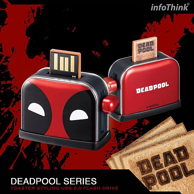 infoThink Deadpool 2 - Toaster Styling USB Flash Drive