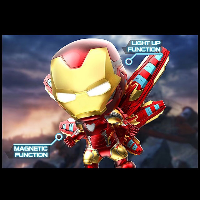 Hot Toys Avengers Endgame - Iron Man Mark LXXXV Nano Lightning Refocuser Version Cosbaby (S) Bobble-Head