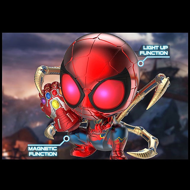 Hot Toys Avengers Endgame - Iron Spider Instant Kill Mode Version Cosbaby (S) Bobble-Head