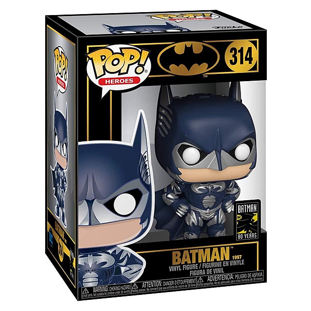 Funko POP Heroes Batman 80th - Batman (1997) #314 Figure