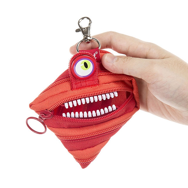Zipit Wildling Monster Coin Purse - Red