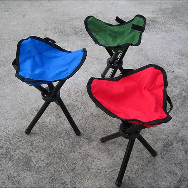 Mini Portable Outdoor Folding Tripod Chair