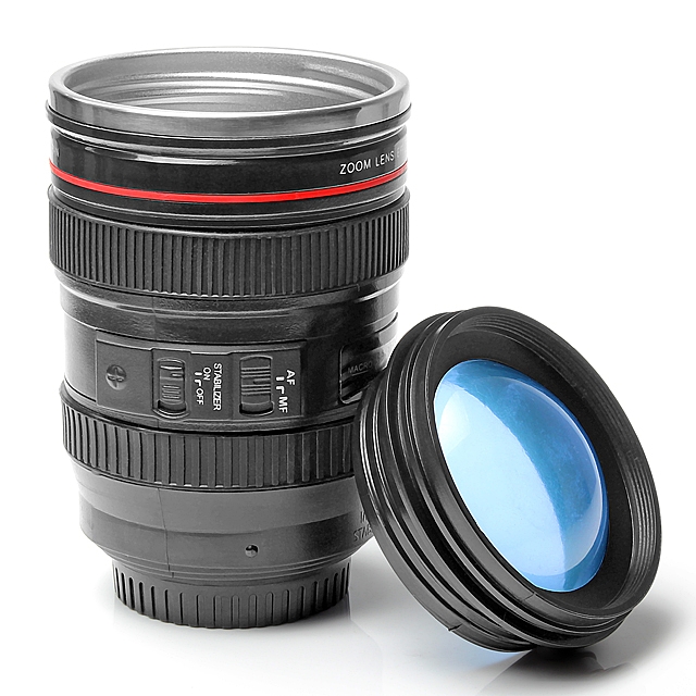 OEM Caniam Metal Shot Glass Liquor Cup Lens Mug Camera EF 24-105mm Great Gift Idea