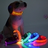 LED Leopard Nylon Pet Dog Collar