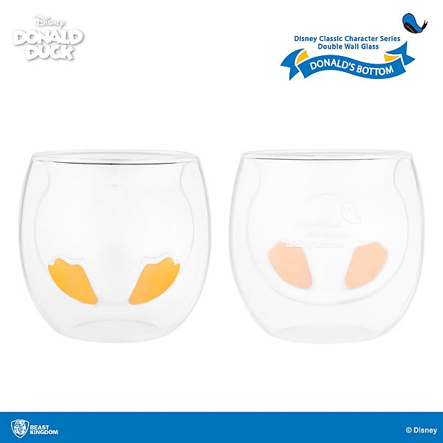 Beast Kingdom Donald Duck Bottom Double-Layer Glass Cup