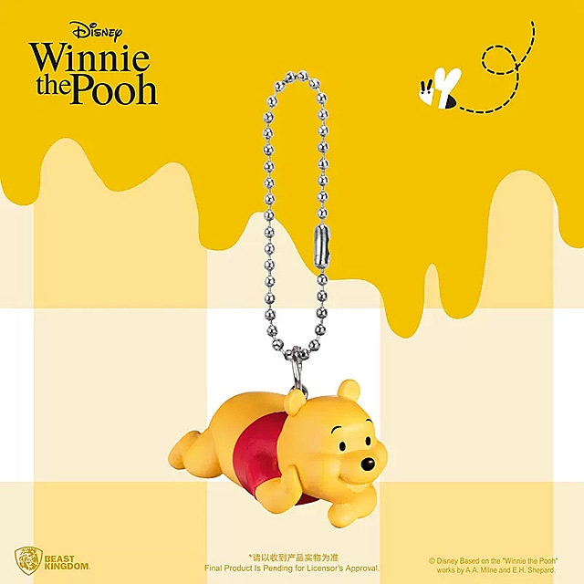 Beast Kingdom Winnie the Pooh Egg Attack Key Chain - Lying