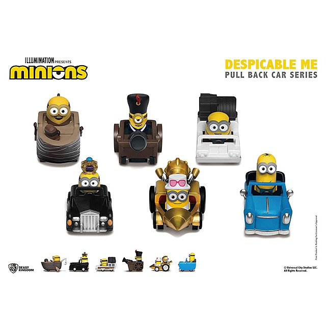 Beast Kingdom Despicable Me Pull Back Car Series