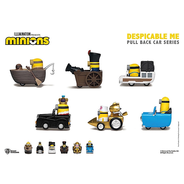 Beast Kingdom Despicable Me Pull Back Car Series