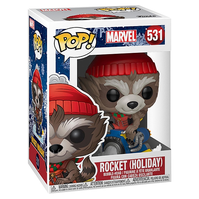 Funko POP Marvel Holiday - Rocket #531 Figure