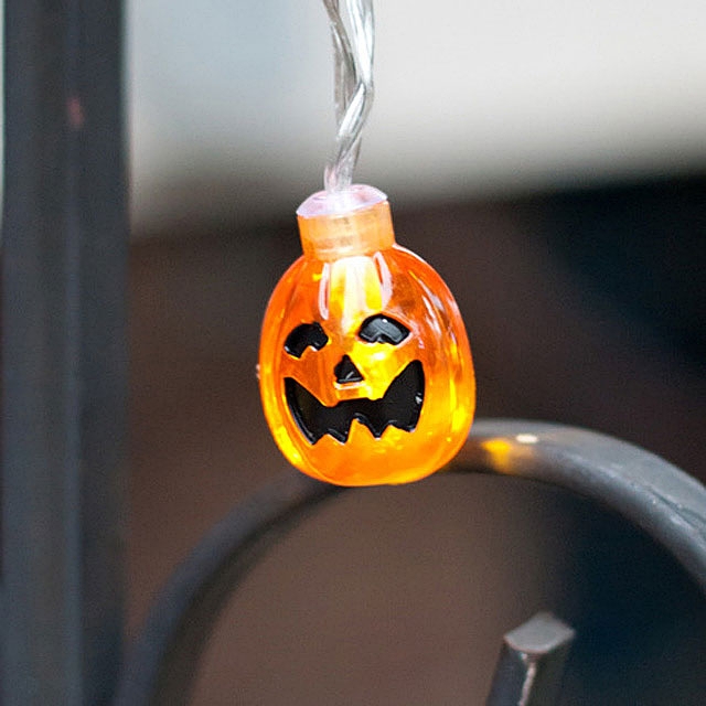 Halloween Pumpkin 20-LED Decor Lights