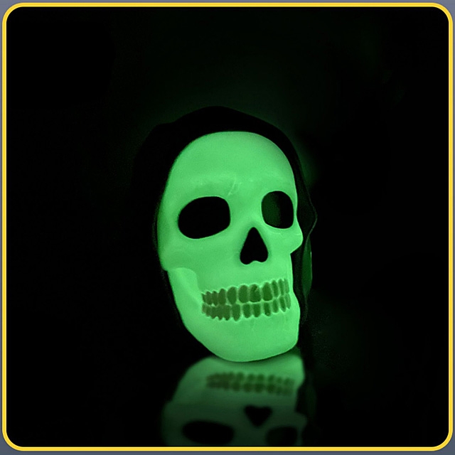 Glow in Dark Skull Door Stopper