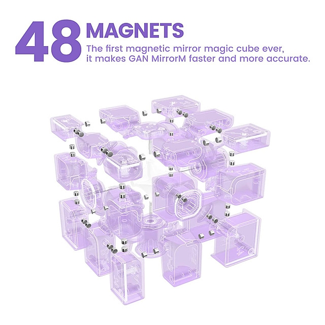 GAN Mirror M 3x3x3 Magnetic IQ Brick