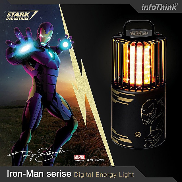 infoThink Iron Man Series Digital Energy Lamp