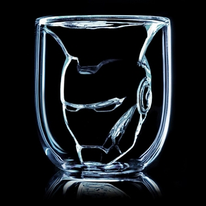 Hot Toys Iron Man Double-Layer Glass Cup