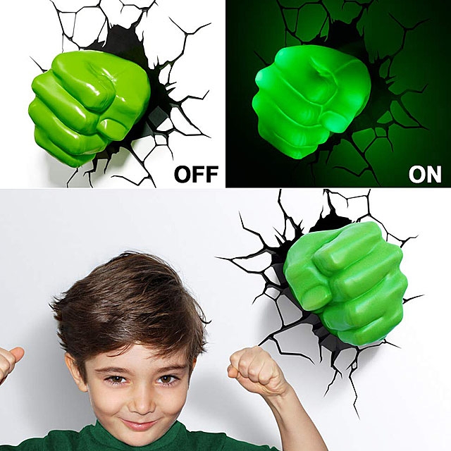 Hulk Right Hand 3D Decorative Wall Lamp