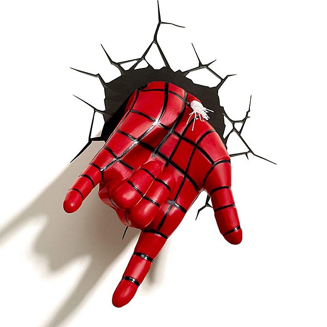 Spider-Man Hand 3D Decorative Wall Lamp