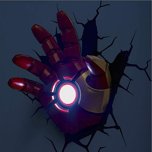 Iron Man Hand 3D Decorative Wall Lamp